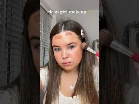 clean girl makeup #makeup #makeuptutorial #makeupideas #glowy #glowymakeup #makeupinspo #mua #like