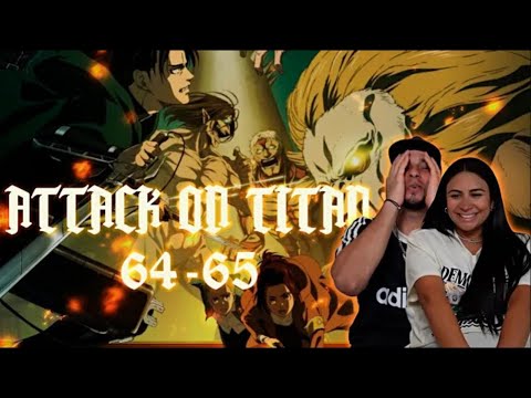 Primera vez viendo Attack on Titan | AHORA ESTAN LOS TYBUR? | Ep. 64-65 {Reaccion}