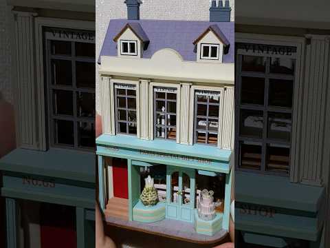 DIY miniature dollhouse kit #Shorts #diydollhouse #miniaturedollhouse