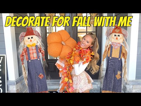 DECORATING MY NEW HOUSE FOR FALL + HOBBY LOBBY SHOPPING VLOG 🎃🍁👻