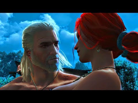 Stupid Geralt Refuses to Kiss Triss at Vegelbud's Masquerade Ball (Witcher 3)