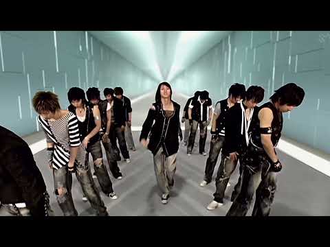 Heechul doing weird stuff in the Super Junior music videos for 2 minutes