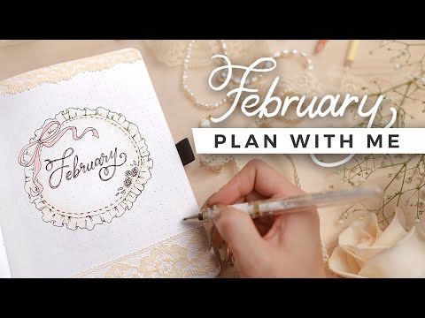 PLAN WITH ME | February 2023 Bullet Journal Setup