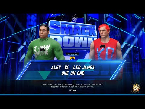 WWE 2K24: AWA Friday night smackdown: Alex vs Leo James