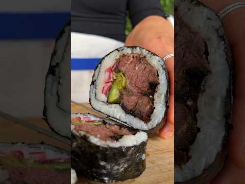 GIANT Beef Rib Sushi