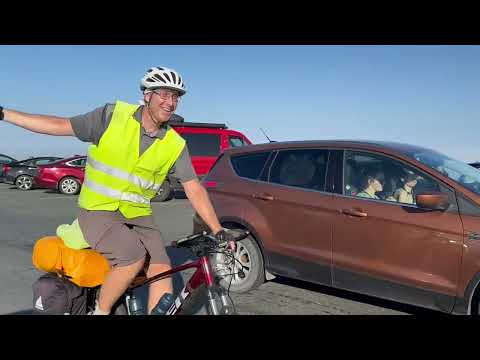 Day 96: Mind Aid Bike Ride Across Canada - approaching top of Signal Hill, St. John's, NL