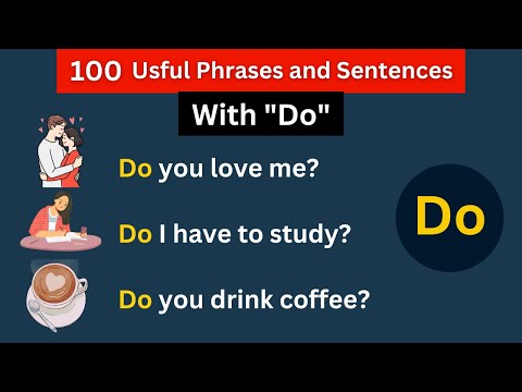 👉 Do... | 100 Sentences in English With Do | Daily Useful Phrases | Improve Your English Speaking