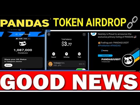 Pandas airdrop listing price| pandas airdrop new update