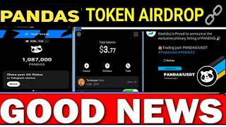 Pandas airdrop listing price| pandas airdrop new update