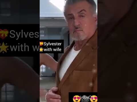 Sylvester Stallone with #wife #sweet #moments #shortvideo #short❣️💝