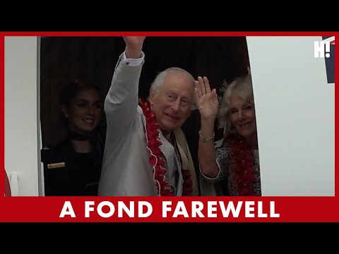 A huge CELEBRATION as King and Queen leave Samoa and bid their guests farewell | HELLO!