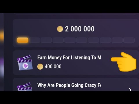 Earn Money For Listening To  |Watch the video, find the code and paste it | Tapswap code