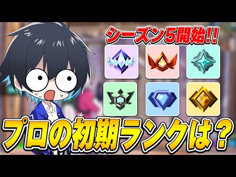 新シーズンプロの初期ランクは何！？【フォートナイト/Fortnite】【フォートナイト/Fortnite】