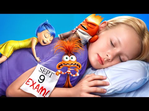 INSIDE OUT 2 in Hospital! If Emotions Control Me! Joy, Anger and Anxiety in Real Life