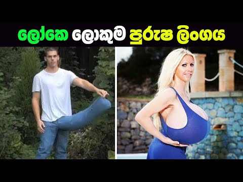 ලොව විශාලතම ශරීර අවයව | Longest Body Parts In The World Unusual Education Video Abirahas Gaweshanaya