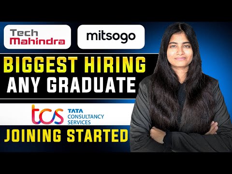 TCS joining sarted | Mitsogo hiring | Tech Mahindra hiring | All graduates