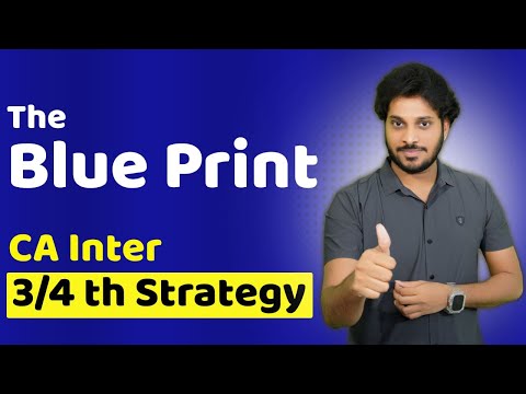 JAN 2025 PREPARATION STRATEGY | BLUE PRINT OF SHRESHTA STRATEGY | CA INTER PREPARATION