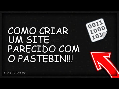 Como criar um site PARECIDO com o PASTEBIN ‹ 2019 ›