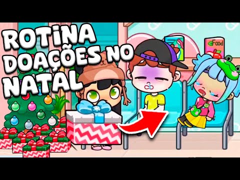 ROTINA DE DOAÇÕES NO NATAL | AVATAR WORLD ROTINAS E HISTÓRIAS