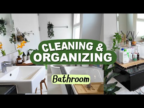 clean+organize🛁 จัดระเบียบห้องน้ำให้น่าใช้ขึ้น100เท่า🧹| Holidear