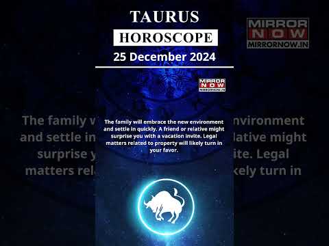 Taurus Horoscope | 25 Dec Zodiac | Astrology & Prediction of the Day | #Short #Rashifal #horoscope