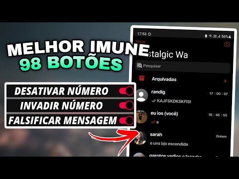 🔥 [PUXA DADOS] MELHOR E MAIS BONITO WHATSAPP TEMA IOS IMUNE | Nostagic WA