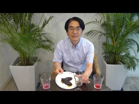 ナスの紫色の皮（アントシアニン）を食べて長寿