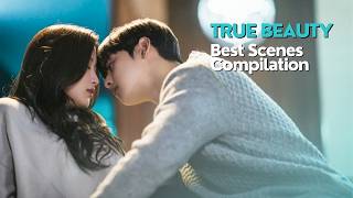 True Beauty | Moon Ga Young falling for Cha Eun Woo | Best Scenes Compilation 💕