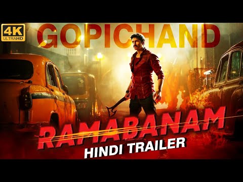 Gopichand's RAMABANAM (2024) Offical Hindi Trailer | Jagapathi Babu, Dimple | New South Movie