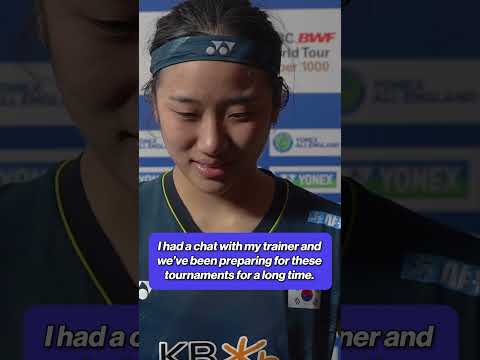 Emotional An Se Young reflects on injuries