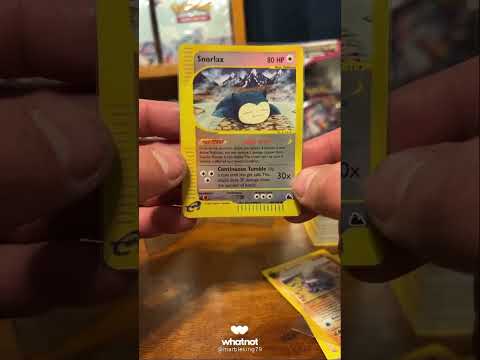 💦💦💦 Pokémon Skyridge Snorlax reverse holo live on whatnot Marbleking79