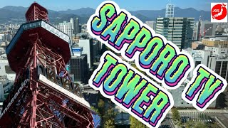 Welcome to Sapporo! "Sapporo TV tower" it's a city's landmark.