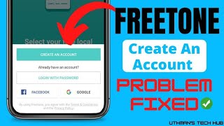 FreeTone Create An Account Problem Fixed 2024 | How To Get Free Number for telegram WhatsApp 💯🔥