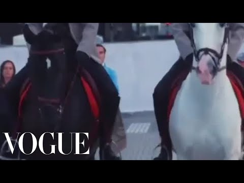 Saddle Up! Kendall Jenner & Gigi Hadid Take to Vogue World: Paris on Horseback