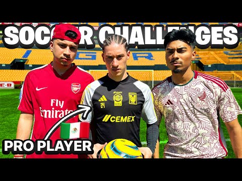 HOW GOOD IS MARCELO FLORES COMPARED TO AN AVERAGE MEXICAN??? (Soccer Challenges)