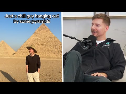 MrBeast RENTED Out The Egyptian Pyramids For New YouTube Video