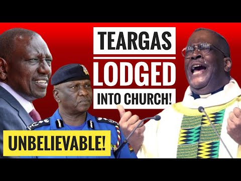 TOTAL DISBELIEF AS TEARGAS IS THROWN INTO CHURCH BECAUSE PASTOR SAID THIS!