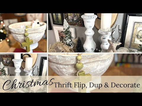 🎄 HIGH END CHRISTMAS DIYS 🎄 Thrift Flips 🎄 Christmas Hack 🎄 Decorate with me 🎄