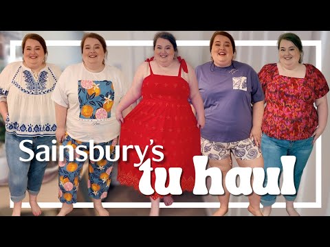 TU SAINSBURY'S SUMMER HAUL | plus size fashion try on | 2024