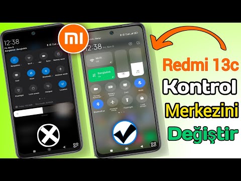 Redmi 13 C yeni kontrol merkezi nasıl açılır?