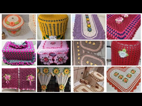 Ideas de patrones de crochet nuevos muy atractivos y hermosos para decoraciones del hogar