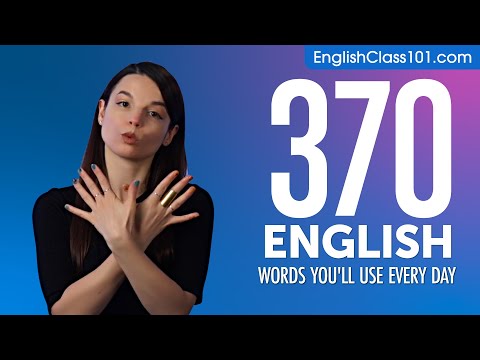 370 English Words You'll Use Every Day - Basic Vocabulary #77