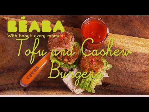 Beaba Babycook Recipe - Tofu & Cashew Burgers - Direct2Mum