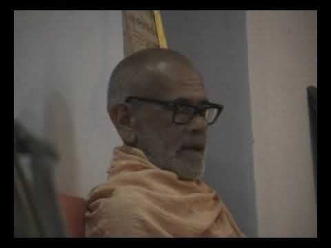 Sw Parameshwarananda talks on Siva Mahimna Stotra at Sri Ma Anandamayi Ashram, Bhimpura in Jan 2010