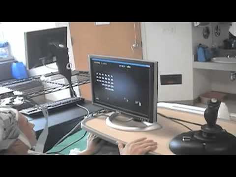 Teen plays Space Invaders with his brain