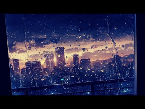 Rain on Skyscraper Window | Relaxing sound for Sleep, Study or Meditation |