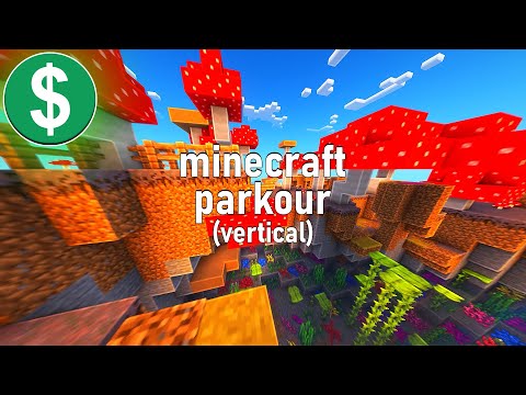 Minecraft Parkour Gameplay NO COPYRIGHT (Vertical)