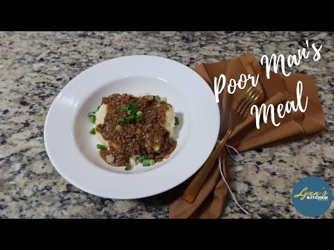 Poorman’s Dinner || DELICIOUS Meals When Money Is Tight #poormanscooking #budgetmeal #cheapmeals