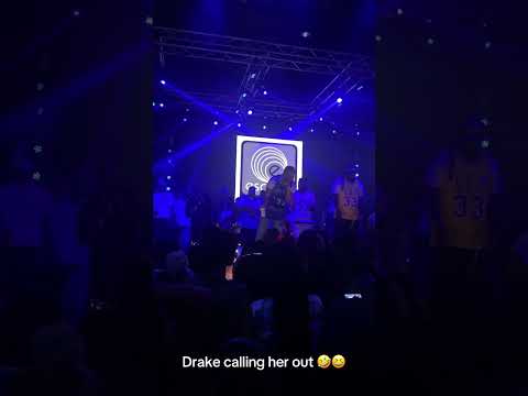 Drake had to get sassy at his birthday party crowd