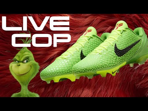 GOING LIVE! KOBE 6 GRINCH CLEATS & STOCK NUMBERS